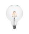 E27 10W LED filament globe pære - G125, 1055lm, klart glass, 125x173mm