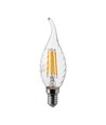 4W Lamp E14 - Twist, kaarslamp, vlam, kooldraad, 4000K