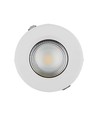 40W Ø22,1cm LED innfellingspanel - 105lm/W, COB LED, Hull: Ø20,7 cm, Mål: Ø22,1 cm, hvit kant