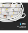 Kit d'éclairage de lit LED 1,2m 3W pour lit simple - 12V DC, 4000K, avec capteur de mouvement inclus