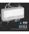 12W LED wandlamp met up/down licht - IP65 buiten, grijs, 230x100x90mm, incl. lichtbron