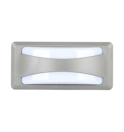 Hublot LED Bulkhead Softlight 12W - IP65, 1160lm, gris, applique murale extérieure