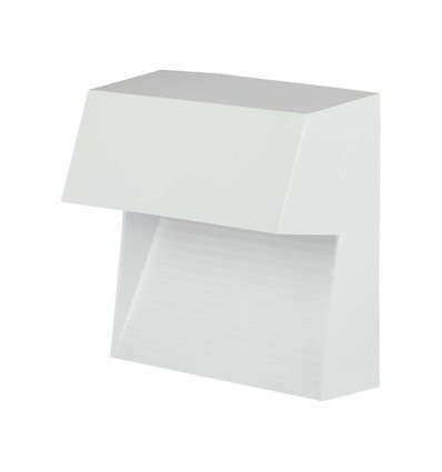 3W LED væglampe til trapper - IP65, hvid, 15,4x15,1 cm, indbygningsspot til trin