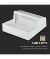 3W LED væglampe til trapper - IP65, hvid, 15,4x15,1 cm, indbygningsspot til trin