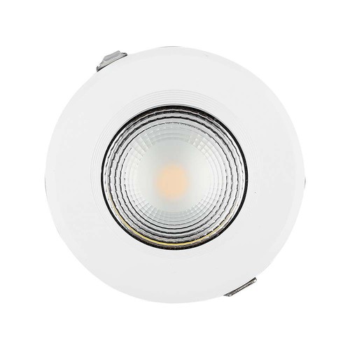 Panneau LED encastrable 40W Ø22,1cm - 120lm/W, COB, blanc froid, Perçage : Ø20,7 cm, Dim : Ø22,1 cm