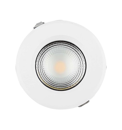 Panneau LED encastrable 40W Ø22,1cm - 120lm/W, COB, blanc froid, Perçage : Ø20,7 cm, Dim : Ø22,1 cm