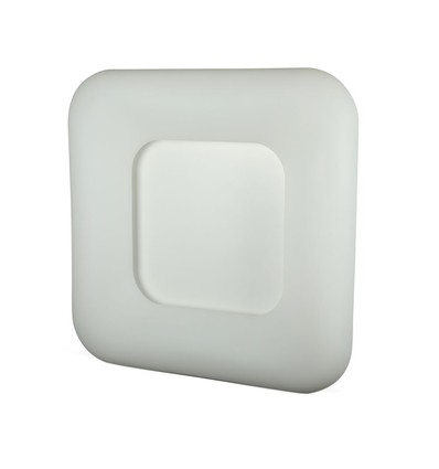 40W Firkantet LED designer pendel - 4000lm, 3-i-1 CCT, dæmpbar, hvid, 46x46cm