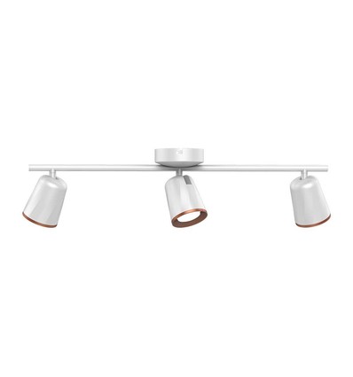 18W hvid LED væglampe - 3000K, 3 hoveder
