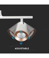18W LED væglampe - 4000K, hvid, 3 hoveder