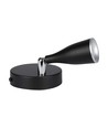4,5W LED væglampe - 420lm, IP20, sort finish, inkl. lyskilde