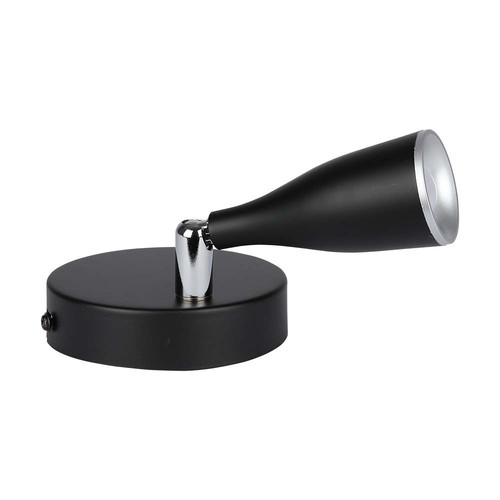 Applique murale LED 4,5W - 420lm, 4000K, IP20, noir, éclairage décoratif intérieur