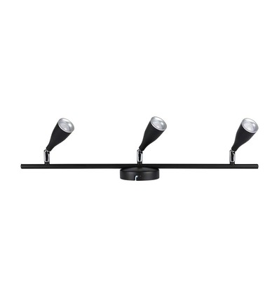 13,5W LED væglampe - 3000K, sort