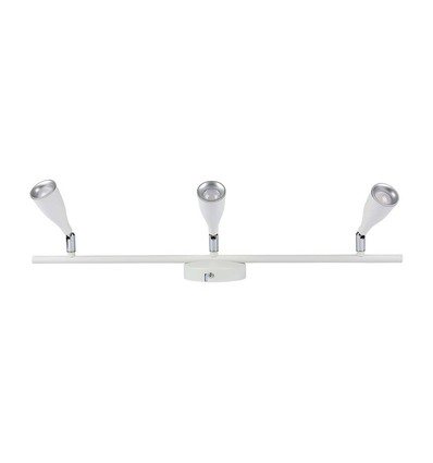 13,5W LED væglampe - 1260lm, 4000K, hvid, 3-hovedet design, inkl. lyskilde