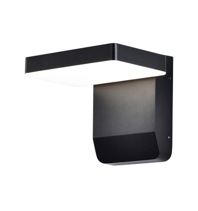 17W LED wandlamp - 4000K, zwart