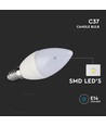 E14 2,9W LED kaarslamp - 250lm, 4000K, vervangt 25W, SMD chip