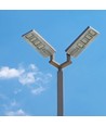 40W LED solar straatverlichting - 4300lm, IP65, 6400K, aluminium, incl. zonnepaneel en batterij