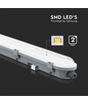 18W LED Vattentät Lampa - 60cm, Samsung Chip, Mjölkigt Hölje, 6500K