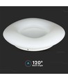 Suspension LED ronde 78W - Design, Change de couleur, 750x130, Dimmable, Blanc
