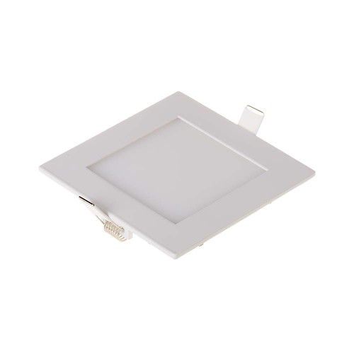 6W Vierkant LED inbouwpaneel - 490lm, 6400K, Gat: 11cm, Afm: 12x12cm, incl. driver