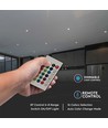 E14 4,8W dæmpbar LED kronepære - P45, RGB+3000K, inkl. fjernbetjening, 470lm