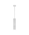 Spot suspension GU10, blanc - Ø6x30cm, aluminium, sans source lumineuse, IP20 intérieur
