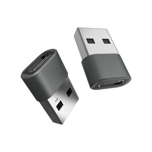 Adaptateur USB-C vers USB - Connecteur audio, blanc