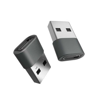 Adaptateur USB-C vers USB - Connecteur audio, blanc