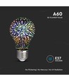 Ampoule LED E27 3W - A60, effet d'étoile 3D