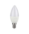 E14 4,8W smart kernepære med fjernbetjening - RGB+4000K, 470lm, dæmpbar, inkl. 24-knaps fjernbetjening