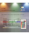 E14 4,8W smart kernepære med fjernbetjening - RGB+4000K, 470lm, dæmpbar, inkl. 24-knaps fjernbetjening