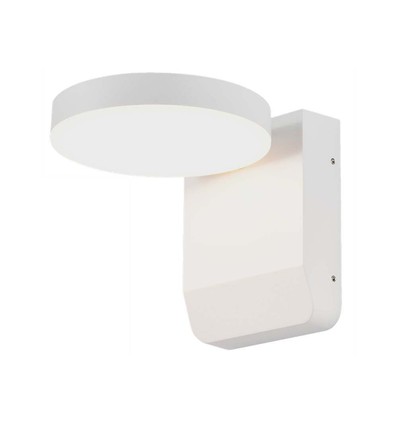 Applique murale LED ronde 17W - IP65, blanc, 2480lm, 4000K, aluminium