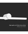 Applique LED 10W pour salle de bain / miroir - IP65, 61cm, blanc