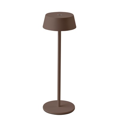 Lampe de table LED rechargeable intérieur/extérieur - Corten, tactile, IP54