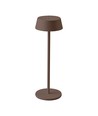 Uppladdningsbar LED bordslampa inne/ute - Cortenfärgad, touch-dimbar, IP54