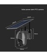 Caméra WiFi PTZ solaire extérieure - 360°, Full HD, IP65, noir