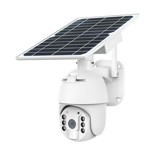 WiFi HD Smart Solar PTZ kamera med solceller - 2MP, IP65, PIR sensor, 360° rotation, Smart Life app