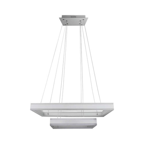 113W LED lysekrone, dimbar - 6300lm, 3000K, Ø60cm, varm hvit, Triac fasedimming