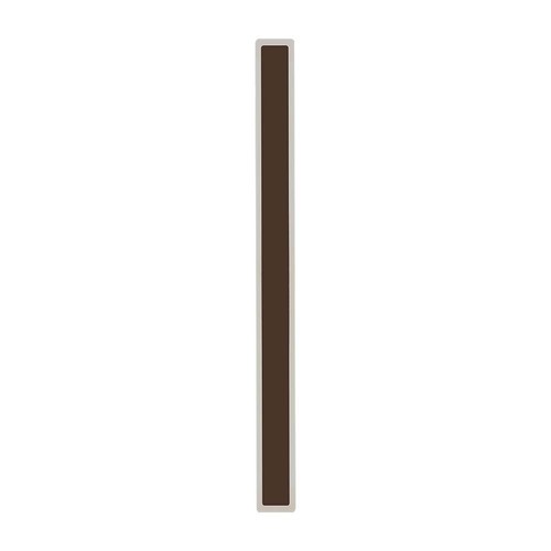 Applique murale allongée Corten, LED 17W - 4000K, IP65, utilisée à l'intérieur et à l'extérieur.