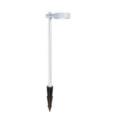 6W LED bedlampe / havelampe, RA90 - Hvid, IP65, 4000K, 102,5cm høj, inkl. lyskilde