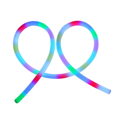 5m 10W/m Magic RGB Neon Flex LED strip, 360° - 24V, IP20, rond, 25mm de large