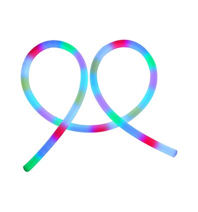 5m 10W/m Magic RGB Neon Flex LED strip, 360° - 24V, IP20, rond, 25mm de large