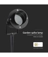 Spot de jardin GU10 avec piquet - Noir, aluminium, IP65, sans source lumineuse