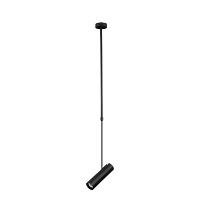 GU10 Teleskopisk loftlampe - Sort, aluminium, 83-117cm