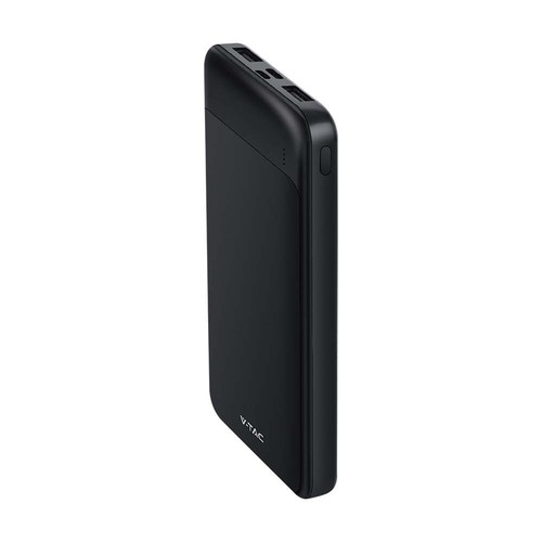 Powerbank 10000mAh, 22.5W - Noir, 2x USB-C, Li-Pol, Fast Charger