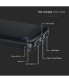 10000mAh Powerbank, 22.5W - Svart, 2x USB-C, Li-Pol, Fast Charger