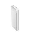 10000mAh Power Bank, 22.5W Fast Charger - Hvid, Aluminium, 2x USB, 1x Type-C, Li-Pol