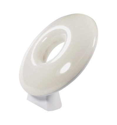 Lampe à poser 5W WiFi LED Ambiance, RGB - Dimmable, Smart Home, USB-C, éclairage 360 degrés, plastique blanc