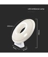 5W WiFi LED Ambiance tafellamp, RGB - Dimbaar, Smart Home, USB-C, 360 graden licht, wit kunststof