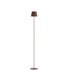 Lampadaire LED 4W, rechargeable - IP54, Corten, touch dimmable, hauteur réglable 50-130cm, charge USB