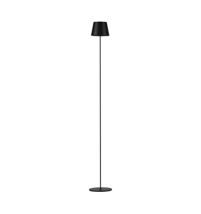 Lampadaire LED 4W, rechargeable - Touch dimmable, USB, IP54, noir, réglable en hauteur 50-130cm, source lumineuse incluse